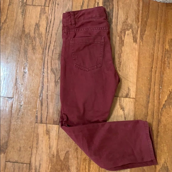 Boys burgundy pant - Picture 3 of 3